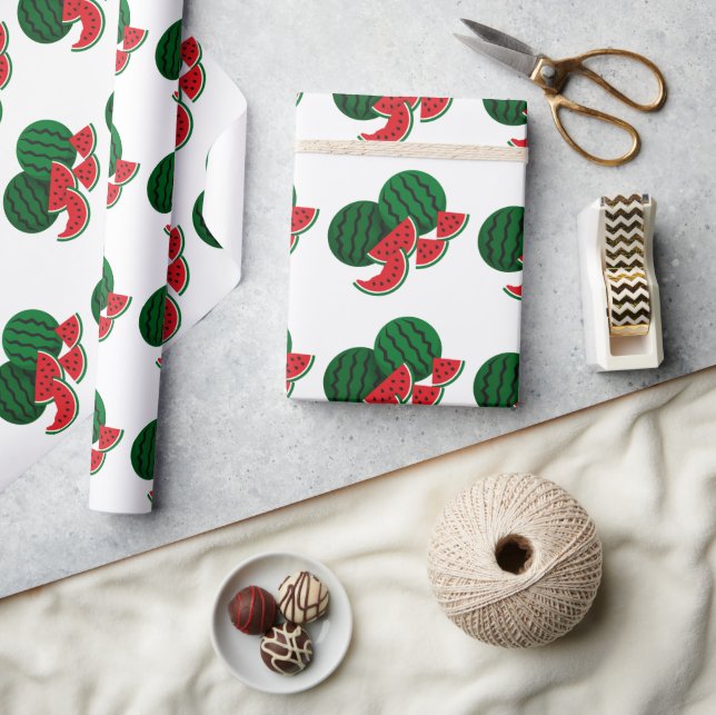 Wassermelonen-Tag  Geschenkpapier (Kunsthandwerk)