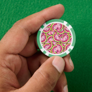Wassermelonen-Überraschung-Pokerchips Pokerchips