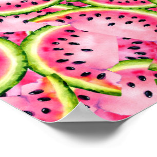 Wassermelonen-Überraschungsplakat Poster