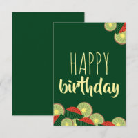 Wassermelonen und Kiwis zum Geburtstag