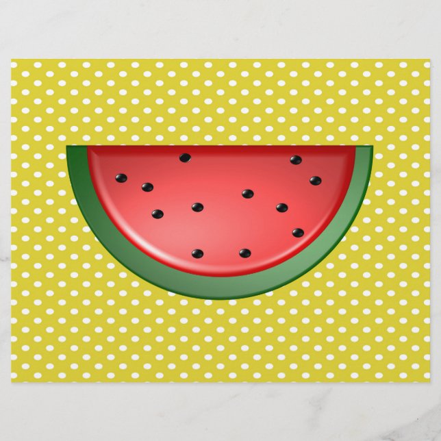 Wassermelonen und Polstern (Vorderseite)