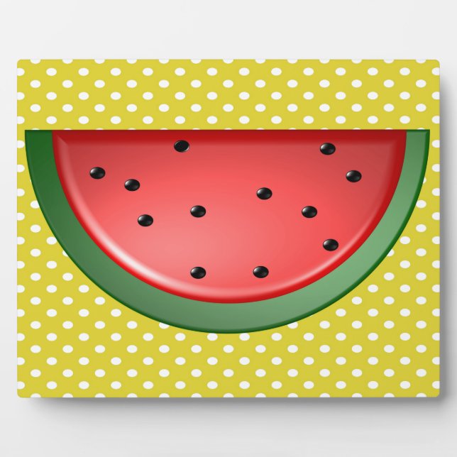 Wassermelonen und Polstern Fotoplatte (Vorderseite)