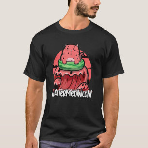 Wassermelonen Wassermelone Mia Katze Wassermelone T-Shirt