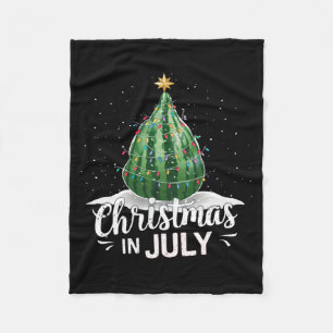 Wassermelonen-Weihnachtsbaum-Weihnachten im Juli-S Fleecedecke