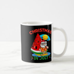 Wassermelonen-Weihnachtsbaum-Weihnachten im Juli S Kaffeetasse