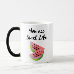 Wassermelonen Zitat Obst Kaffee Tee Verwandlungstasse