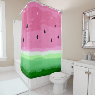 Wassermelonendesign Duschvorhang