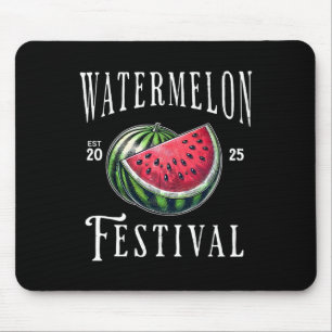 Wassermelonenfestival 2025 Melonenfrüchte Sommerfe Mousepad
