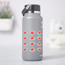 Wassermelonenkeil-Aufkleber-Packung