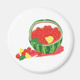 Wassermelonenkorb Magnet