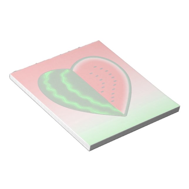 Wassermelonenliebe Notizblock (angewinkelt)