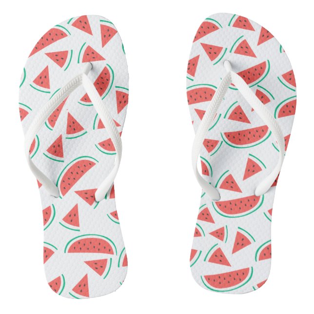 Wassermelonenmuster Flip Flops (Fußbett)