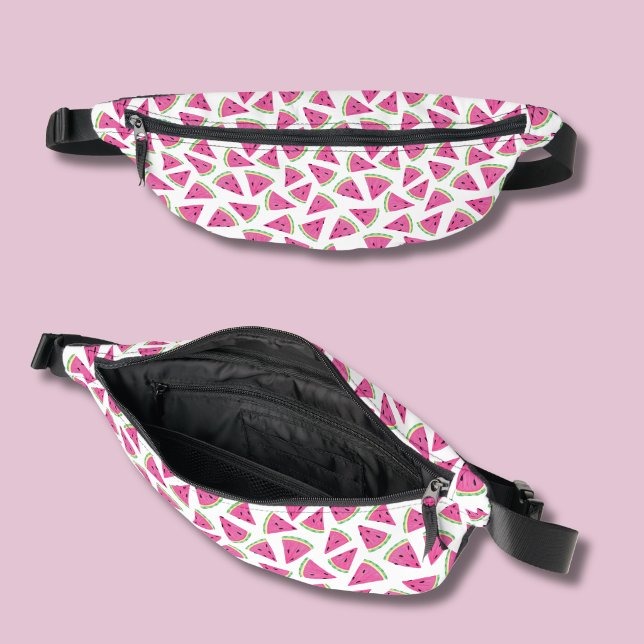 Wassermelonenmuster in Rosa Bauchtasche (Watermelon pattern fanny pack)