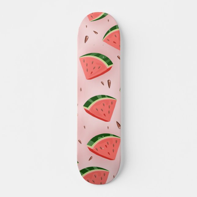 Wassermelonenmuster Skateboard (Vorne)