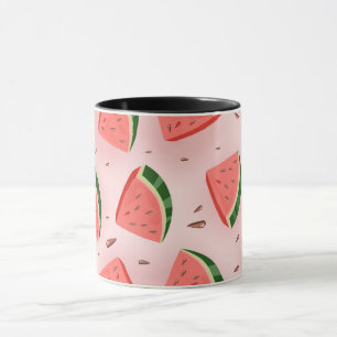 Wassermelonenmuster Tasse