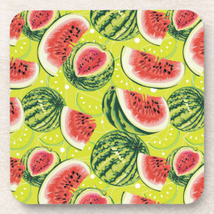Wassermelonenmuster Untersetzer
