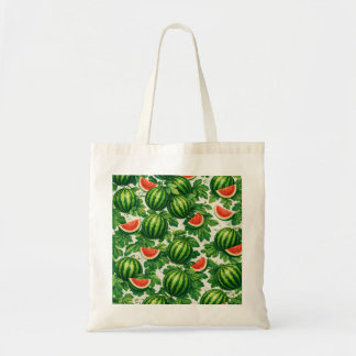 Wassermelonenrankenmuster Tragetasche