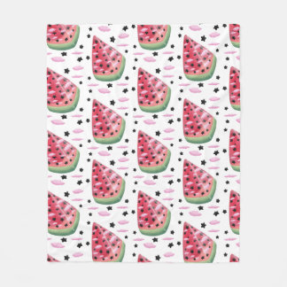 Wassermelonenstern fleecedecke