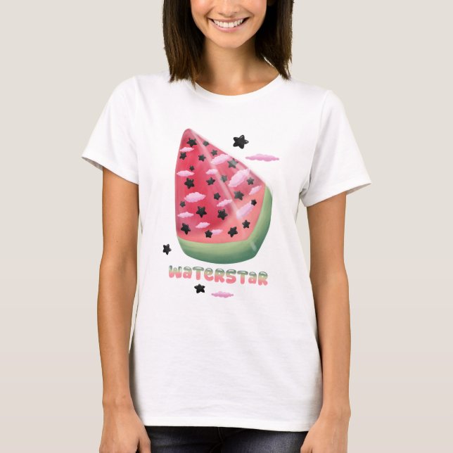 Wassermelonenstern  T-Shirt (Vorderseite)