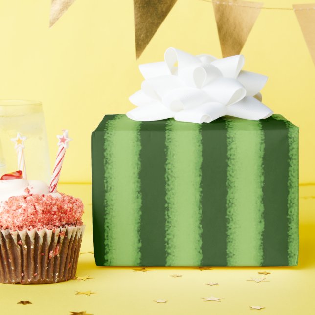 Wassermelonenstreifen (groß) geschenkpapier (Geburtstagsparty)