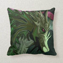 Wassermelonetourmaline-Drache-Wurfs-Kissen Kissen