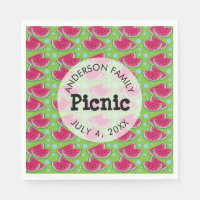 Wassermelonmuster für Familienpicknick