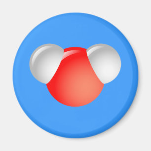 Wassermoleküle H2O Magnet