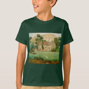Wassermühle am Fuße des Berges T-Shirt