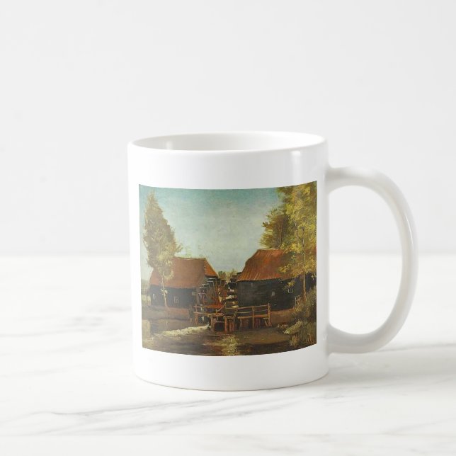 Wassermühle in Kollen bei Nuenen 1884, Van Gogh Kaffeetasse (Rechts)