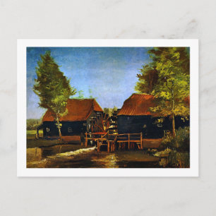 Wassermühle in Kollen (F48a) Van Gogh Fine Art Postkarte