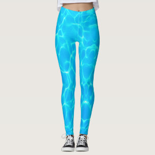 Wassermuster mit Reflektionswellen Leggings