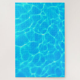 Wassermuster mit Reflektionswellen Puzzle