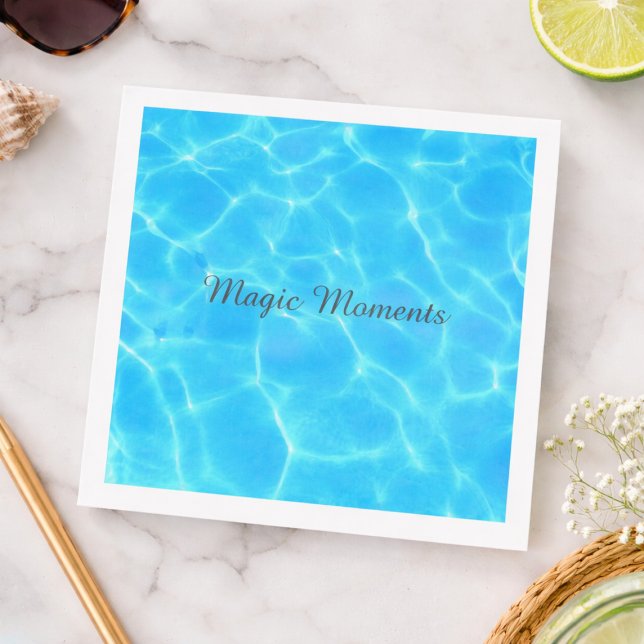 Wassermuster mit Reflektionswellen Serviette (Von Creator hochgeladen)