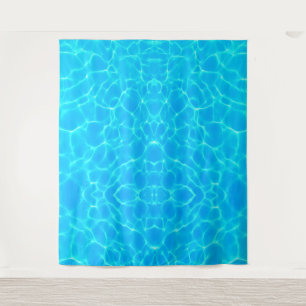 Wassermuster mit Reflektionswellen Wandteppich