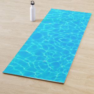 Wassermuster mit Reflektionswellen Yogamatte
