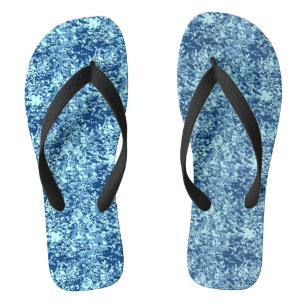 Wassermuster Nr. 1 Schwarze BG Flip Flops