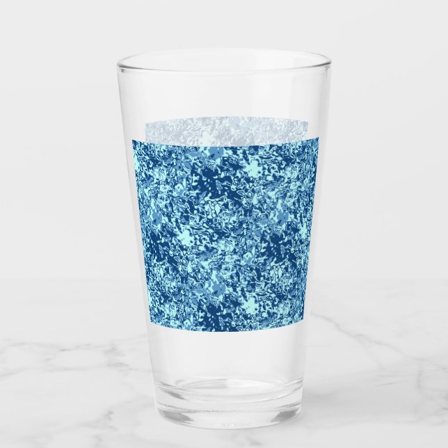 Wassermuster Nr. 1 Schwarze BG Glas (Vorderseite)
