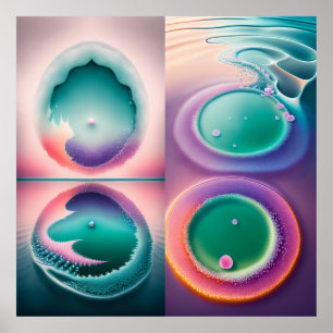 Wassermuster Poster