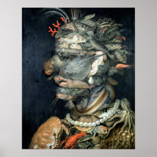 Wässern Sie, (Öl auf Leinwand), Arcimboldo, Poster