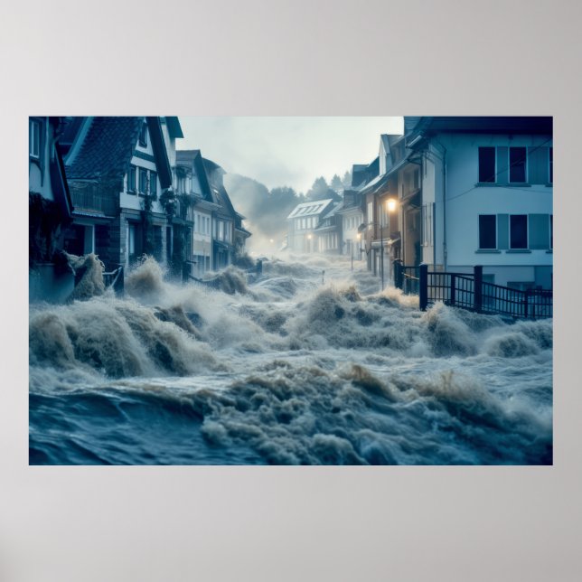 Wassernatur-Force Entleash Power Earth Desaster Poster (Vorne)