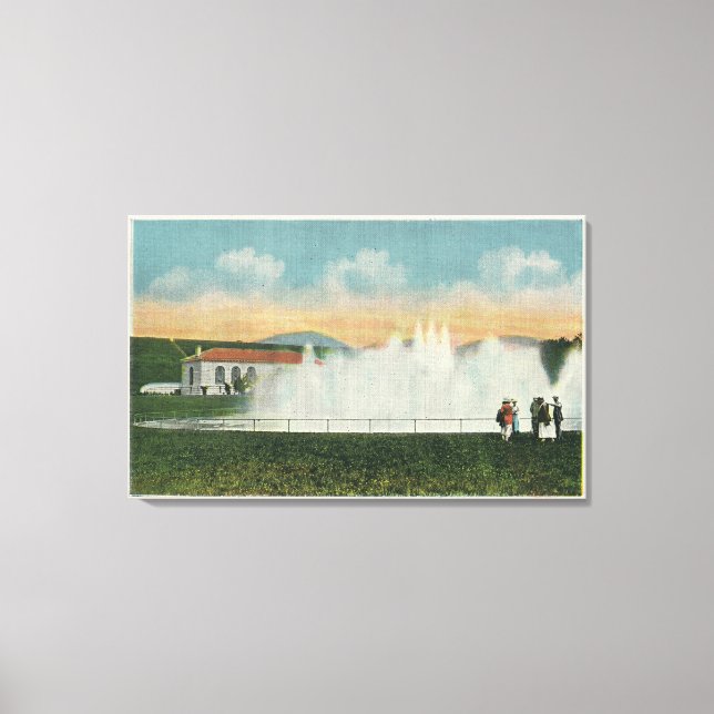 Wassernutzung im Ashokan-Stausee Leinwanddruck (Vorderseite)