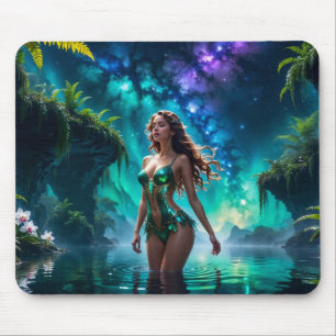 Wassernymphe des galaktischen Sees Mousepad