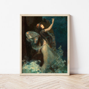 Wassernymphe   Paul Swan Poster