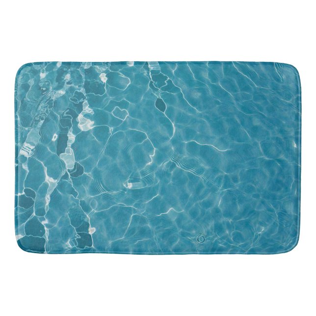 Wasseroberfläche (Stil 2) Ölmalerei Badematte (Vorderseite)