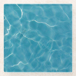 Wasseroberfläche (Stil 2) Ölmalerei Glasuntersetzer