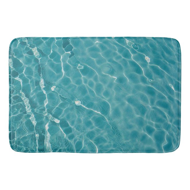 Wasseroberfläche (Stil 5) Ölmalerei Badematte (Vorderseite)