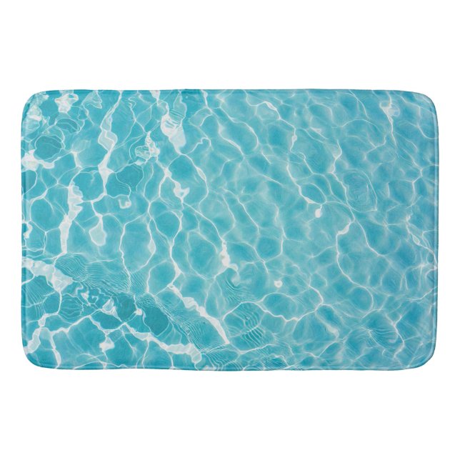 Wasseroberfläche (Stil 6) Ölmalerei Badematte (Vorderseite)