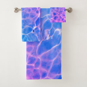 Wasseroberfläche (Stil 7) Ölmalerei Badhandtuch Set