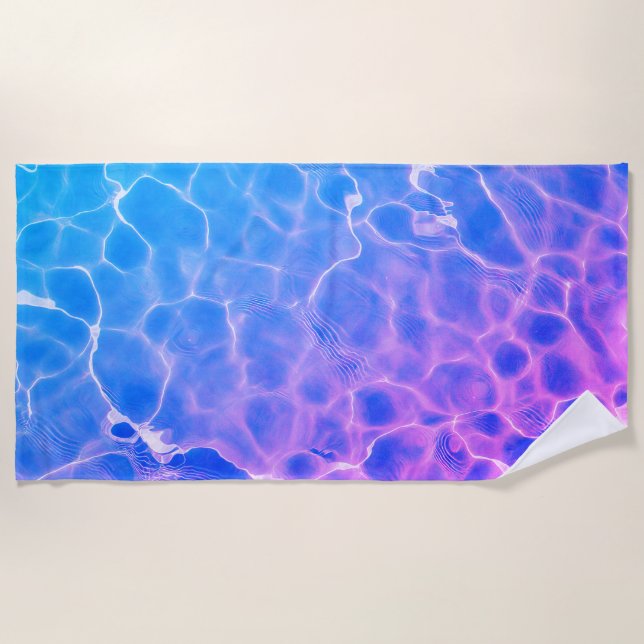 Wasseroberfläche (Stil 7) Ölmalerei Strandtuch (Vorderseite)