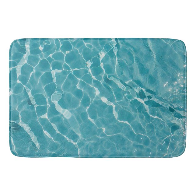 Wasseroberfläche (Stil 8) Ölmalerei Badematte (Vorderseite)